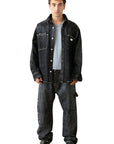 DARK GREY LASER BAGGY