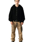 BURNED BLACK WASH BAGGY