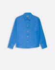 MINIMAL BLUE CROPPED SHIRT