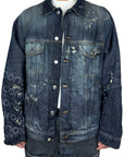 JACKET BLUE JEANS LASER LOGO