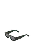 VEGAS SUNGLASSES DARK GREEN GREY LENS
