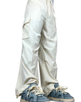 BEIGE CARGO PANTS