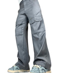GREY POCKETS PANTS