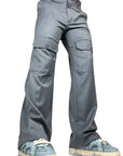 GREY POCKETS PANTS