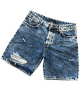 SHORTS BLUE ACCENTUATED RIPS