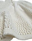BEIGE PERFORATED SHORTS