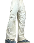 BEIGE CARGO PANTS