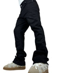 BLACK DENIM FLARE