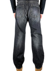 DARK BLACK WASH BAGGY