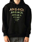 AIME MOI BLACK HOODIE