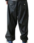 ECO LEATHER BLACK PANTS