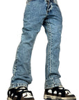 FLARE DENIM LIGHT BLUE STONE