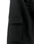 BLACK CARGO HOODIE