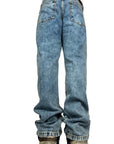 FLARE DENIM LIGHT BLUE STONE