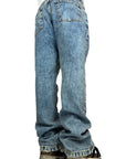 FLARE DENIM LIGHT BLUE STONE