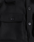 BLACK CARGO JACKET