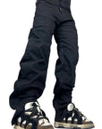 BLACK BAGGY OVER ADJUSTABLE