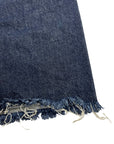 DOUBLE FABRIC AND WASH BLUE BAGGY