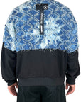 HALF DENIM CREWNECK