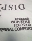 DOUBLE PRINT ADVICE WHITE TEE