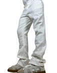 WHITE DENIM FLARE