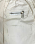 POCKETS CREAM SHORTS