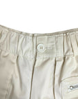POCKETS CREAM SHORTS