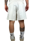 POCKETS CREAM SHORTS