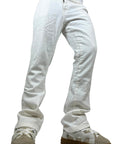 WHITE DENIM FLARE