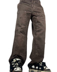 BROWN CARPENTER DENIM