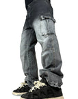 GREY CARGO WITH BLACK PLATING