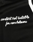 T-SHIRT SOCCER UNIFORM BLACK