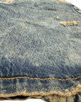 SHORTS BLUE SANDBLAST BROWN