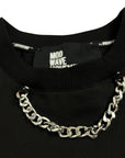 BLACK CHAIN TEE