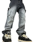 GREY CARGO WITH BLACK PLATING