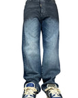 BAGGY OVER BLUE PLATING BLACK