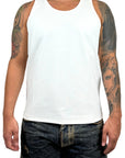 WHITE MILANO STICH TANK