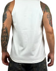 WHITE MILANO STICH TANK