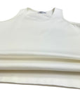 WHITE MILANO STICH TANK
