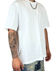 WHITE CHAIN TEE