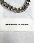 WHITE CHAIN TEE