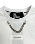 WHITE CHAIN TEE