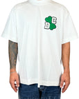 WHITE TEE DC HEART SPONGE