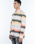 ORANGE LINES SHIRT