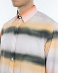 ORANGE LINES SHIRT