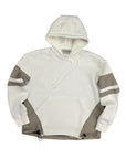 WHITE HOODED BEIGE NYLON INSERTS