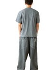DARK GREY WASHED TEE