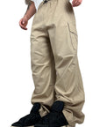 BEIGE POCKETS TROUSERS