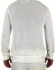 BEIGE PERFORATED CARDIGAN