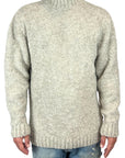 BEIGE WOOL SWEATER